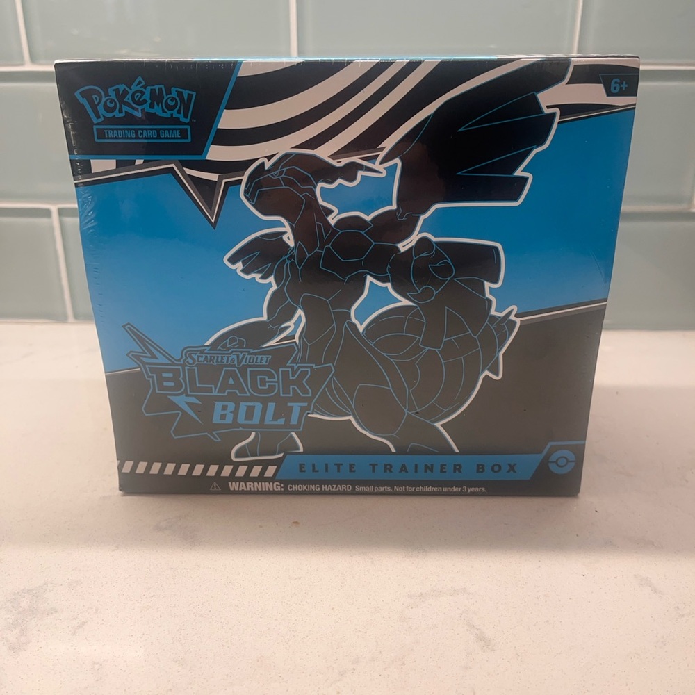 Pokémon Black Bolt Elite Trainer Box ETB NEW/FACTORY SEALED